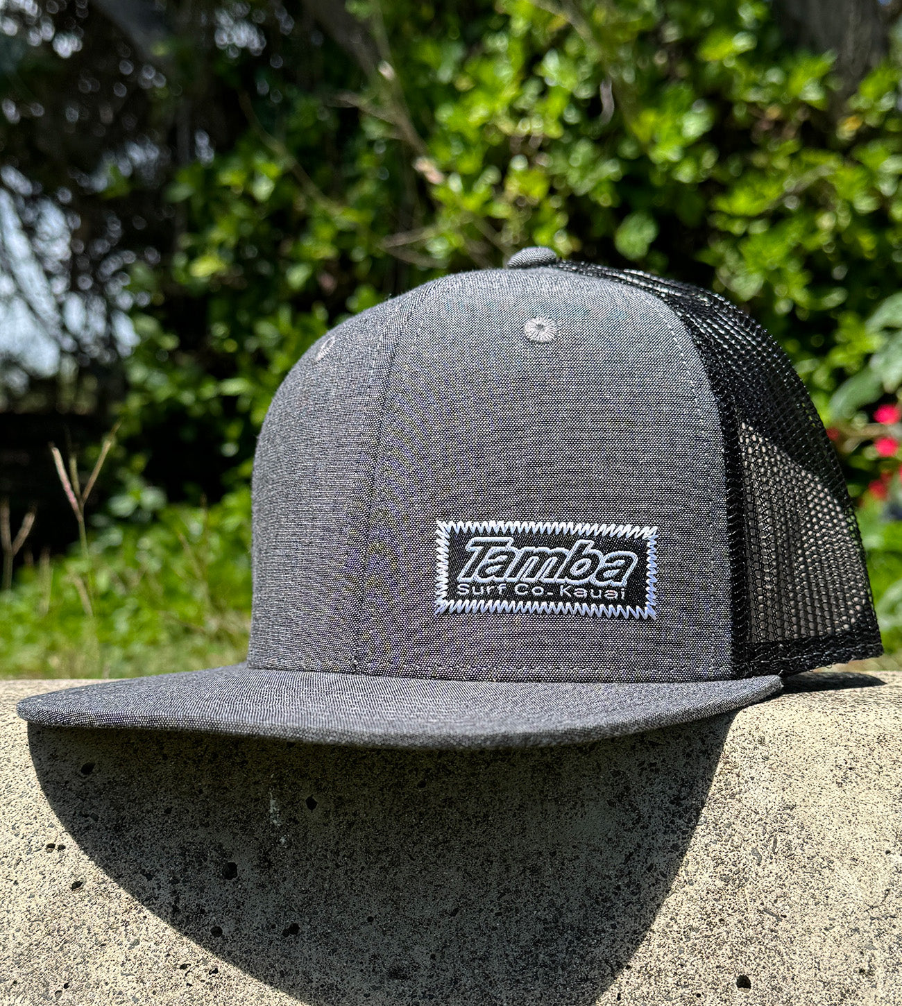 Number One Mesh Snapback Hat - Charcoal/Black – Tamba Surf Company