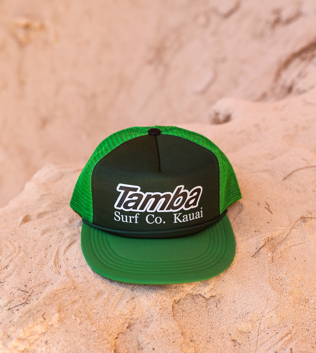 Surf Co Trucker Hat - Green/White