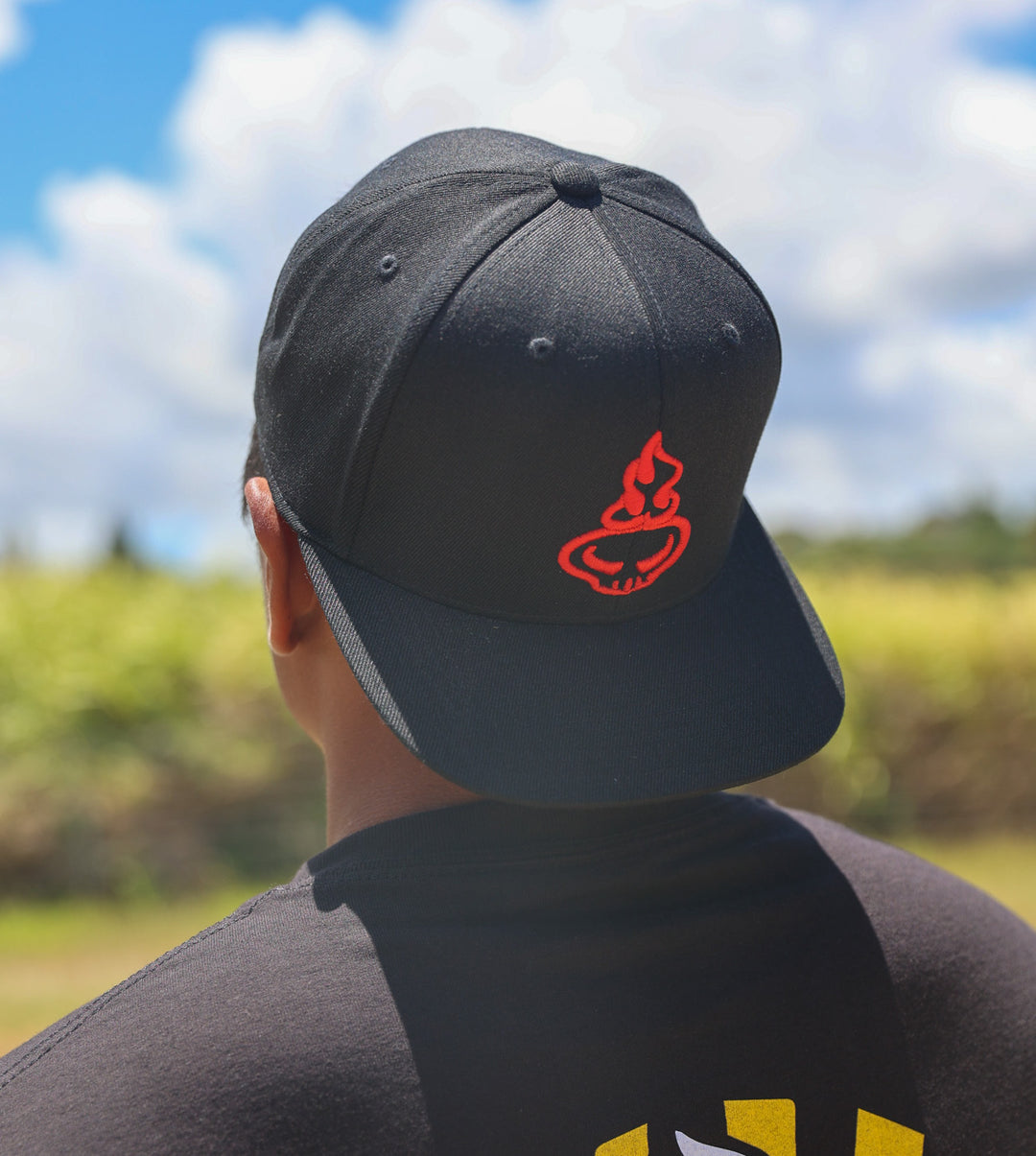 Resolve 3D Snapback Hat - Black/Red