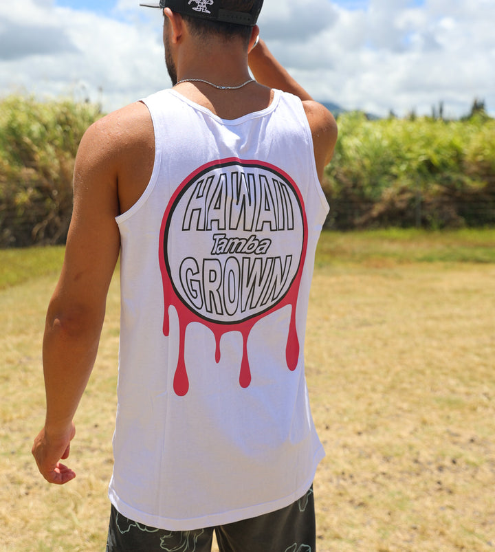 Hawai'i Grown Tank Top Shirt - White