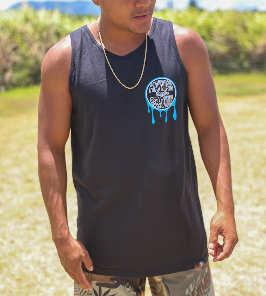 Hawai'i Grown Tank Top Shirt - Black