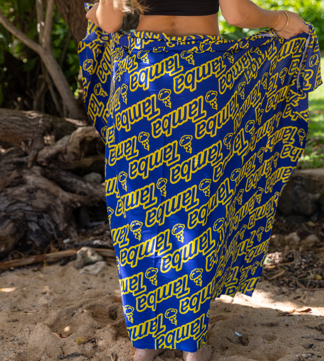 Spirit Pareo/Sarong - Deep Blue/Yellow