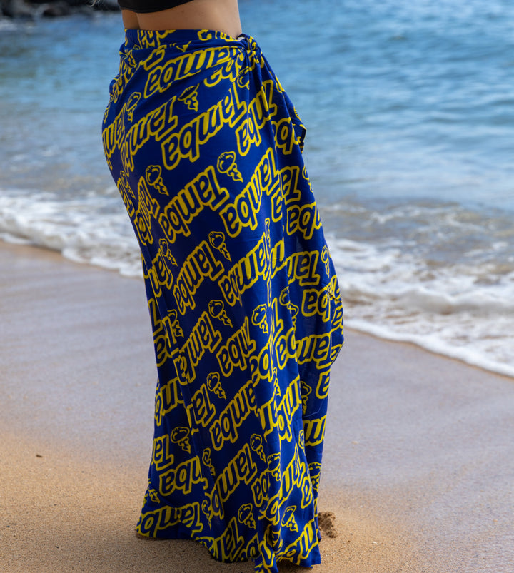 Spirit Pareo/Sarong - Deep Blue/Yellow