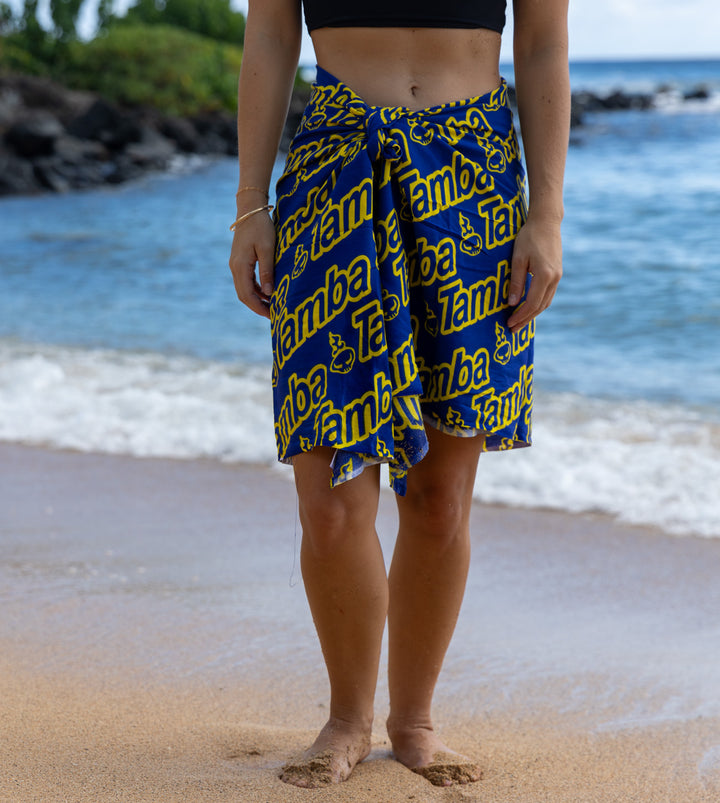 Spirit Pareo/Sarong - Deep Blue/Yellow