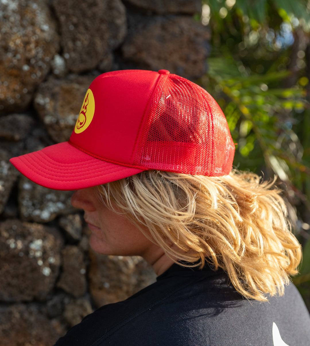 Resolve Trucker Hat - Red/Yellow