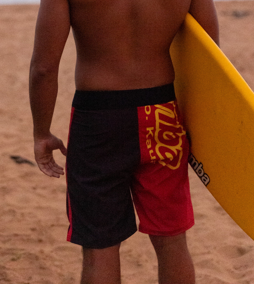 Slice Board Shorts - Red/Black