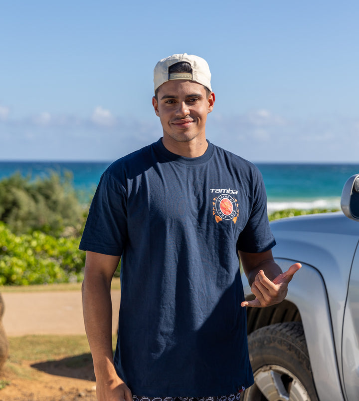 Outrigger Short Sleeve Shirt - Navy