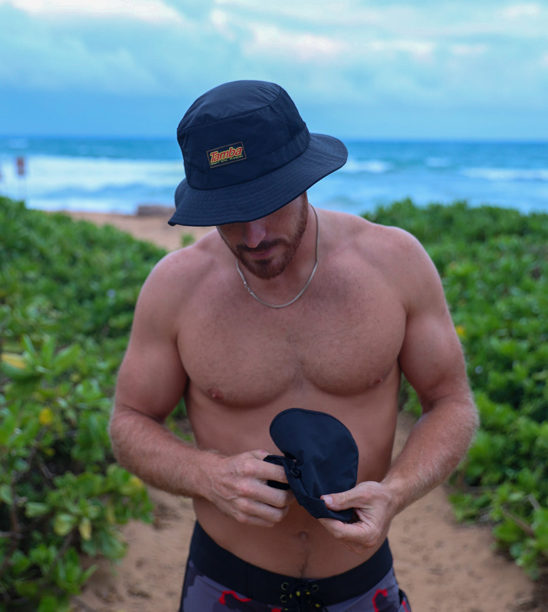Tamba Surf Co Kauai Water Hat - Black