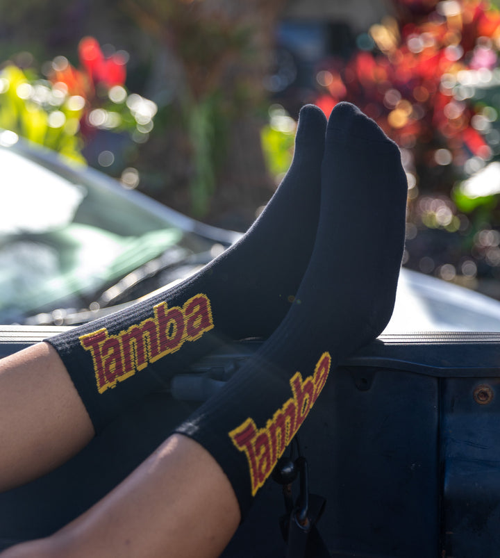 Classic Vert Socks - Black/Yellow/Red