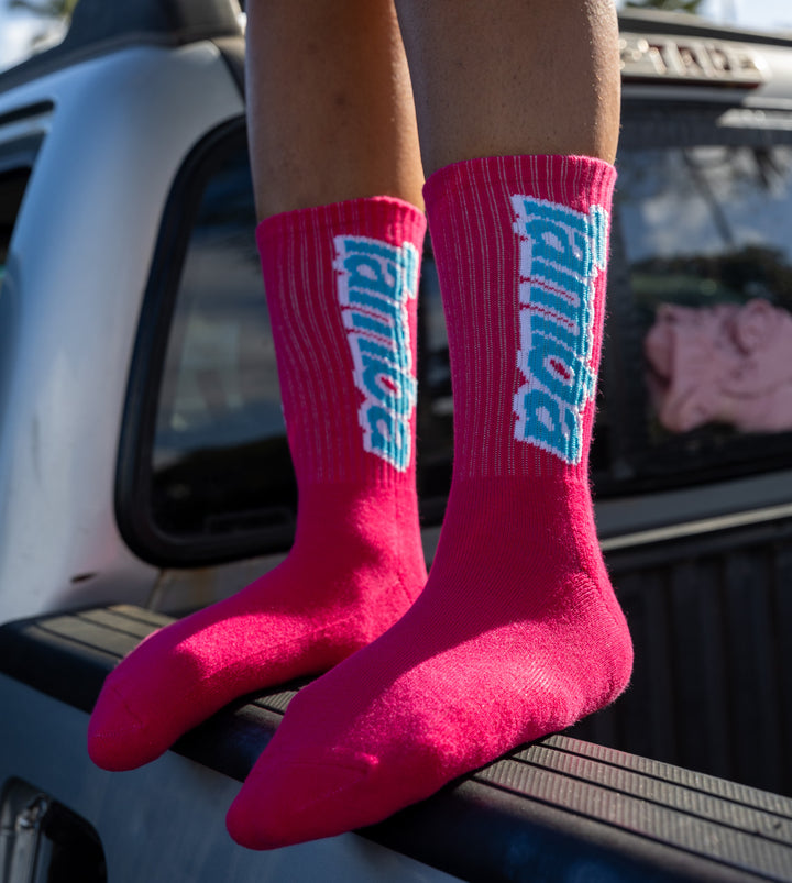 Classic Vert Socks - Pink/White/Blue