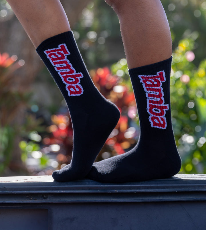 Classic Vert Socks - Black/White/Red