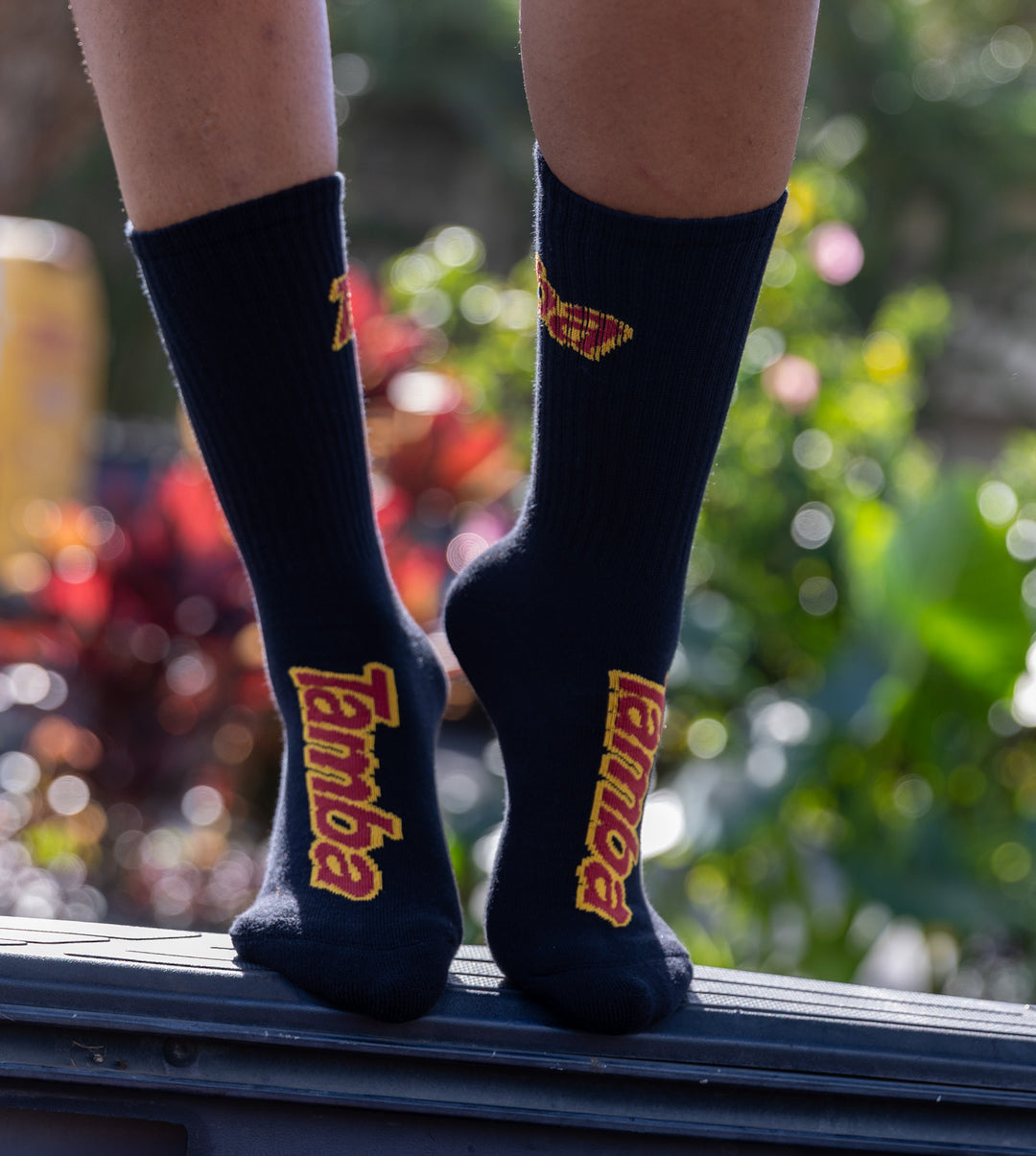 Classic Vert+ Socks - Black/Yellow/Red