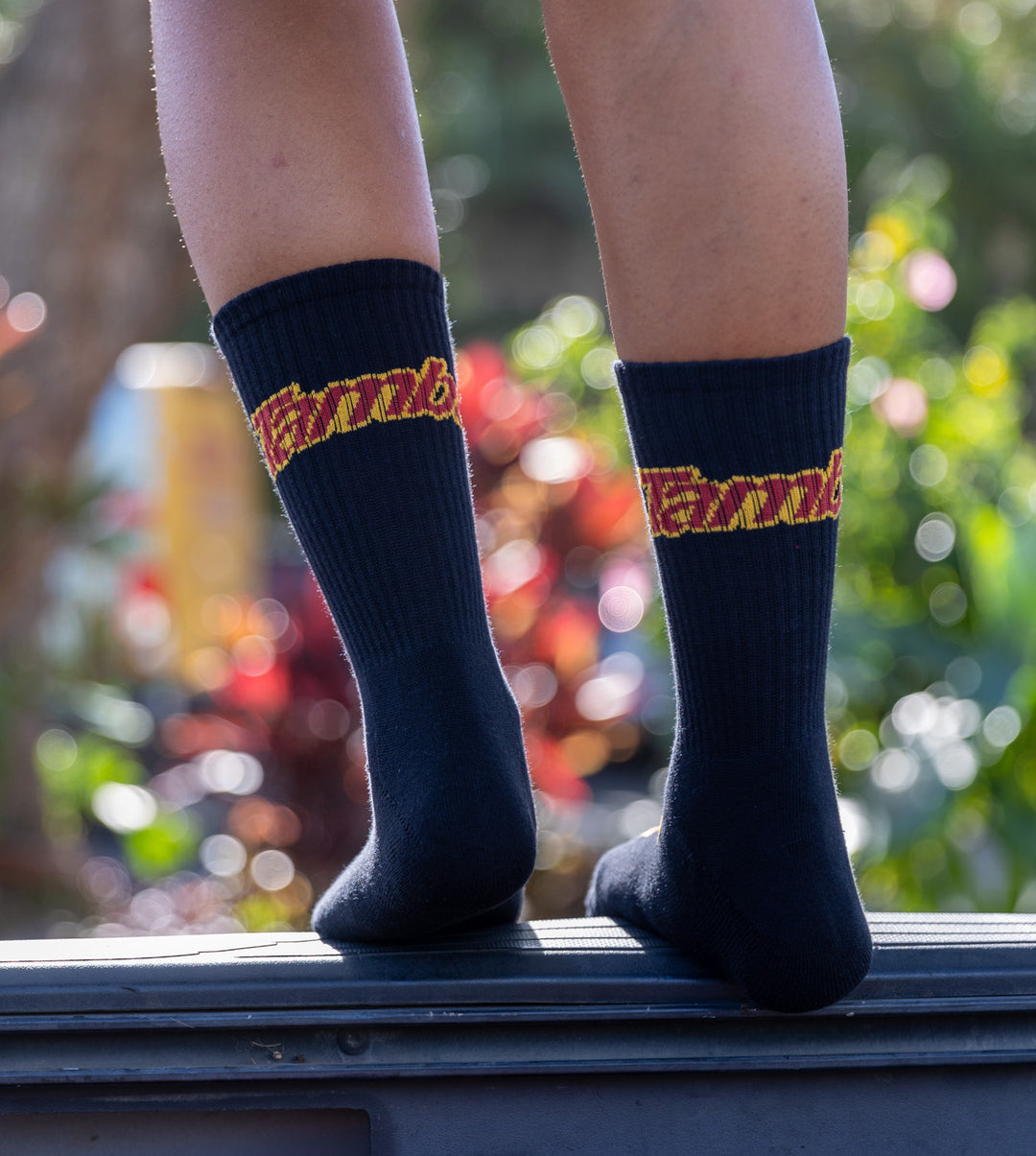 Classic Vert+ Socks - Black/Yellow/Red