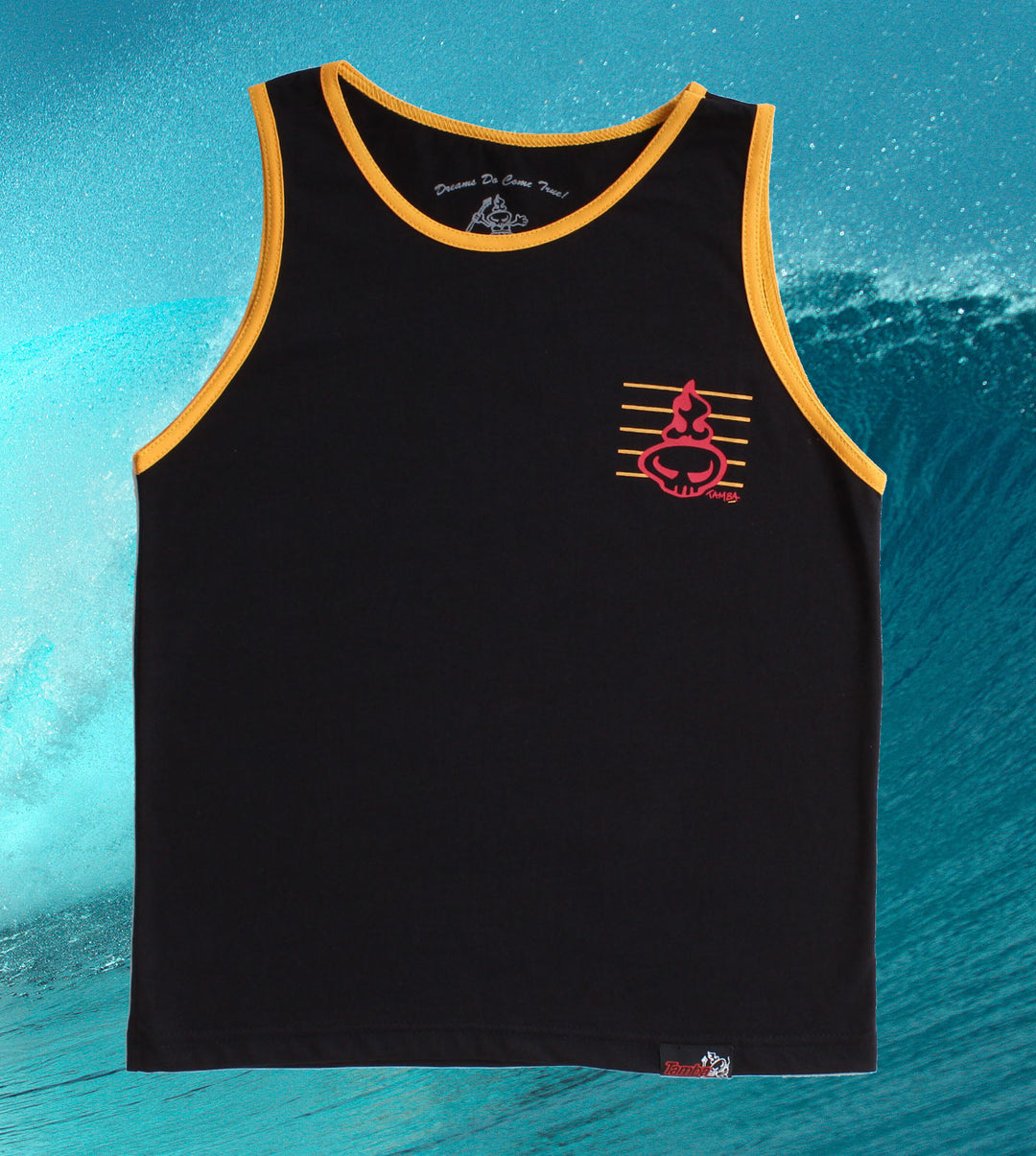 Bars PLUS YOUTH Tank - Black/Yellow/Red