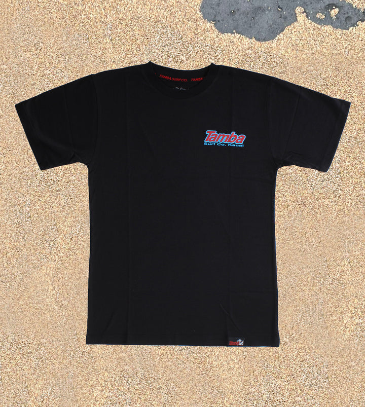 Surf Co Kauai Short Sleeve Shirt - Black/Blue/Red