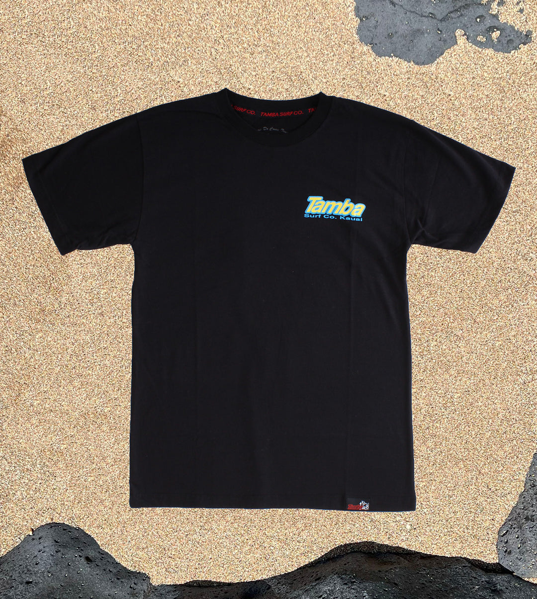 Surf Co Kauai Short Sleeve Shirt - Black/Blue/Yellow