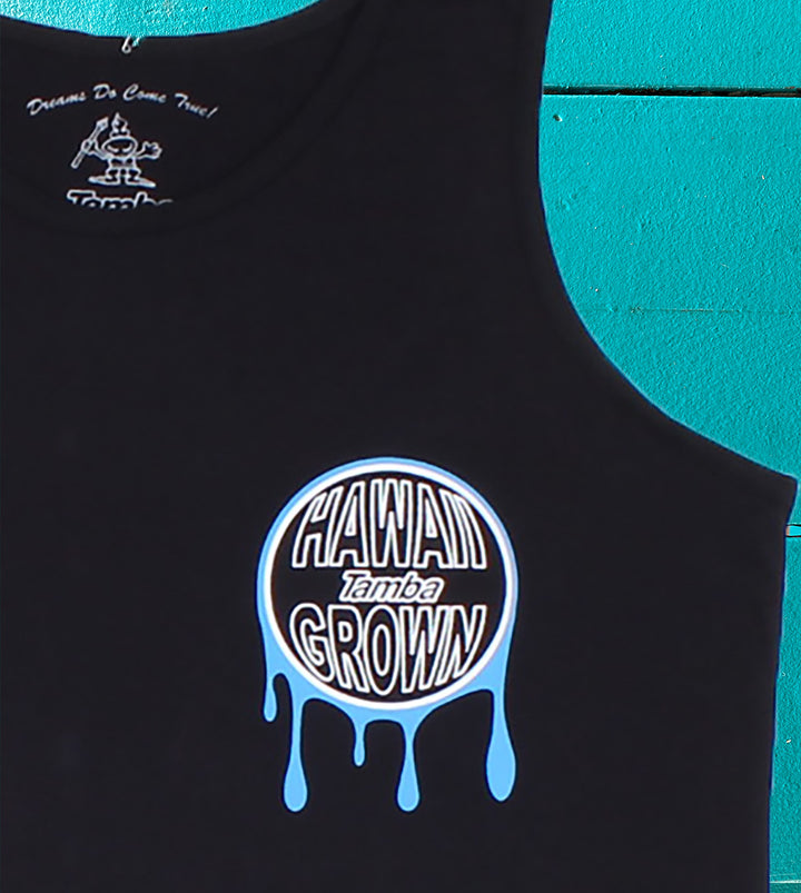 Hawai'i Grown Tank Top Shirt - Black