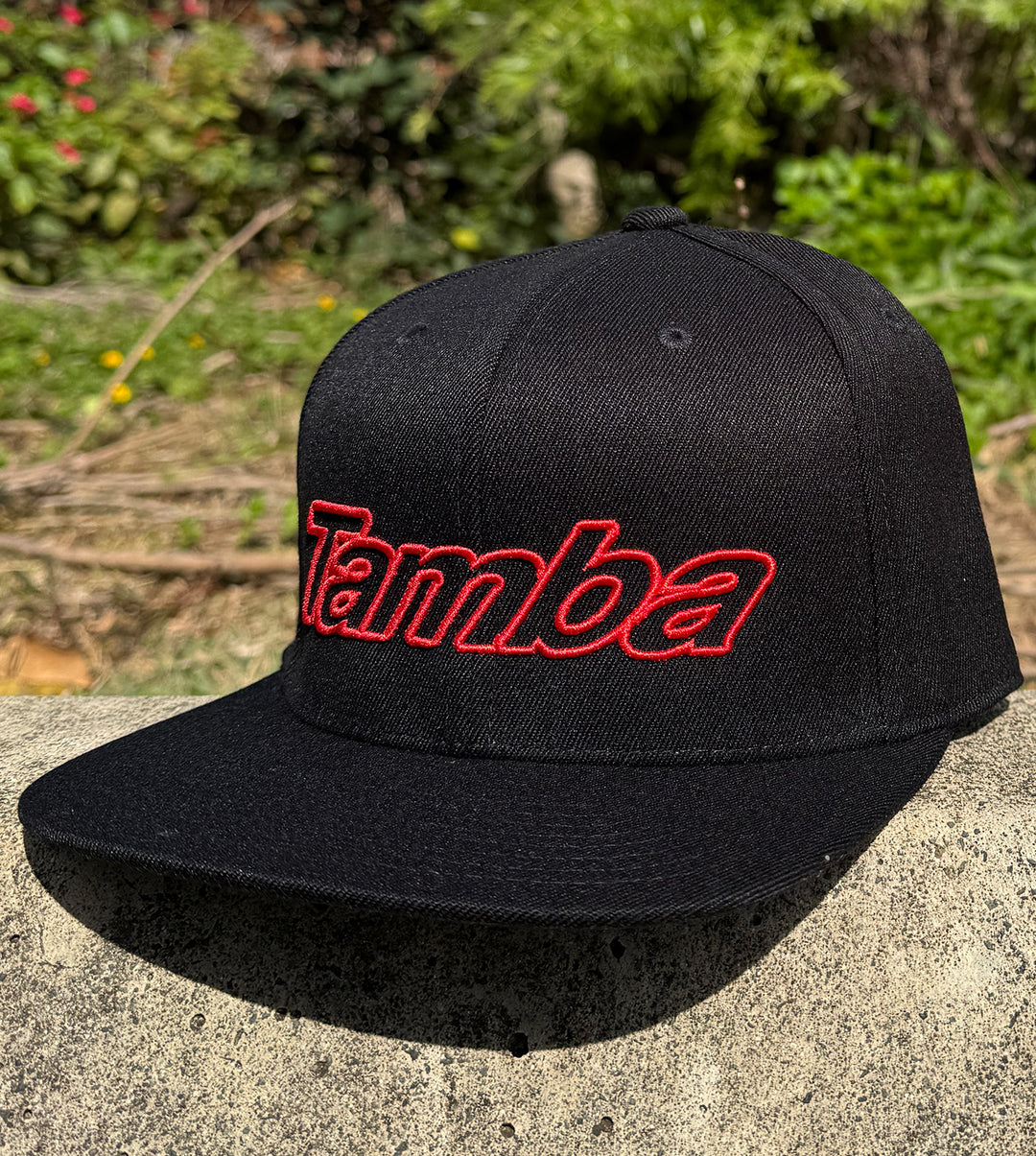 Inline 3D Snapback Hat - Black/Red