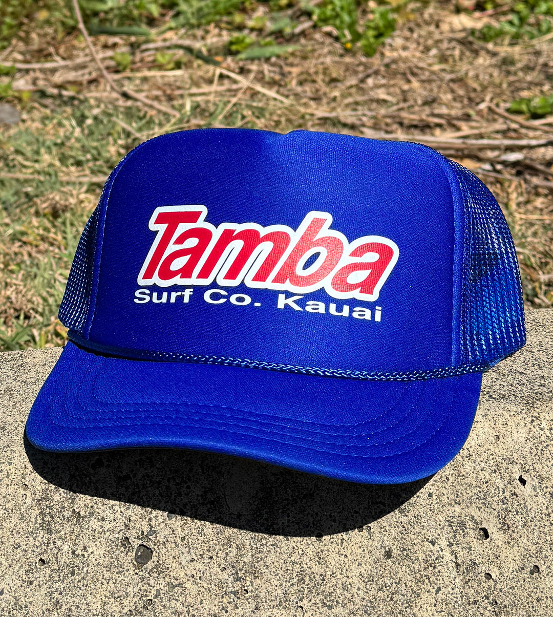 Surf Co Kauai Trucker YOUTH Hat - Blue White Red