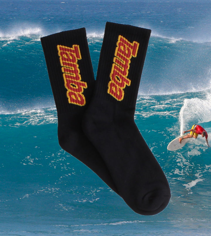 Classic Vert Socks - Black/Yellow/Red