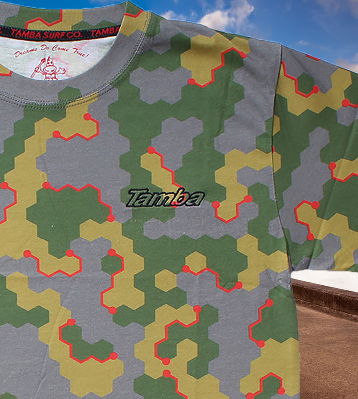 Camo Hex Short Sleeve - Green