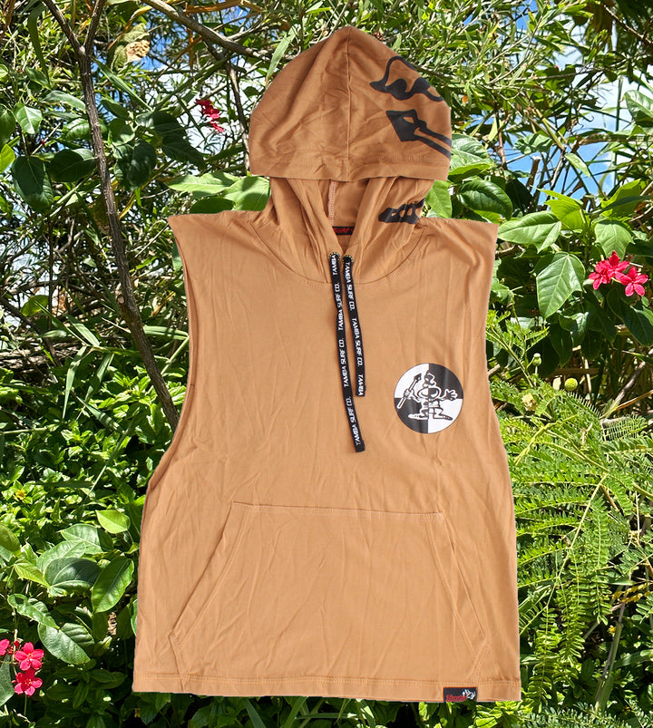 Scope Tank Hoodie Shirt - Cinnamon