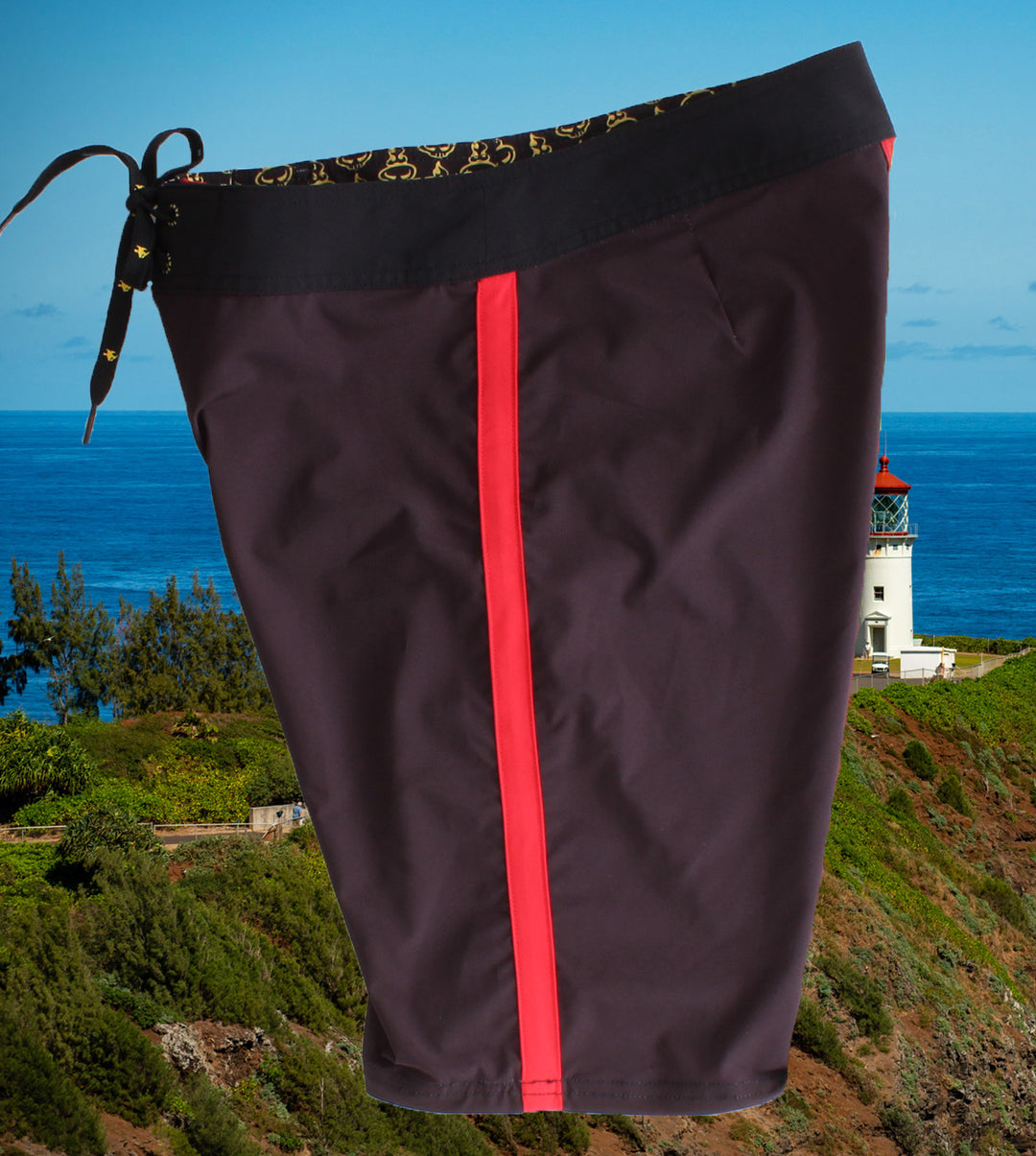 Slice Board Shorts - Red/Black