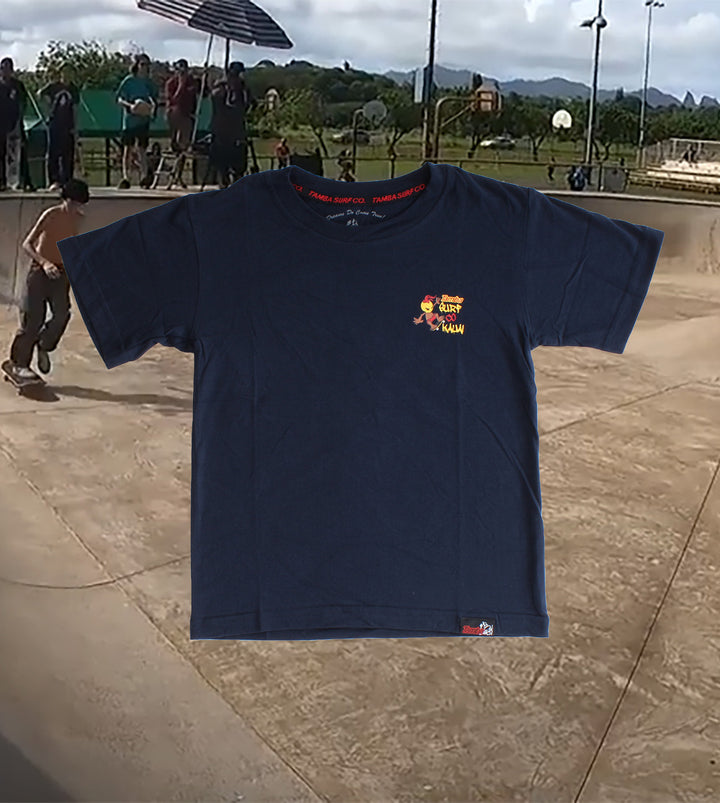 Skate Warrior YOUTH Short Sleeve Shirt - Navy