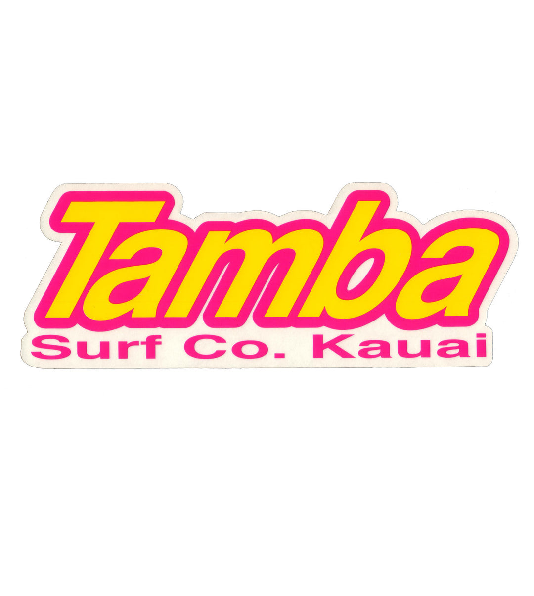 #5 Tamba Surf Co Kauai 8"x3"