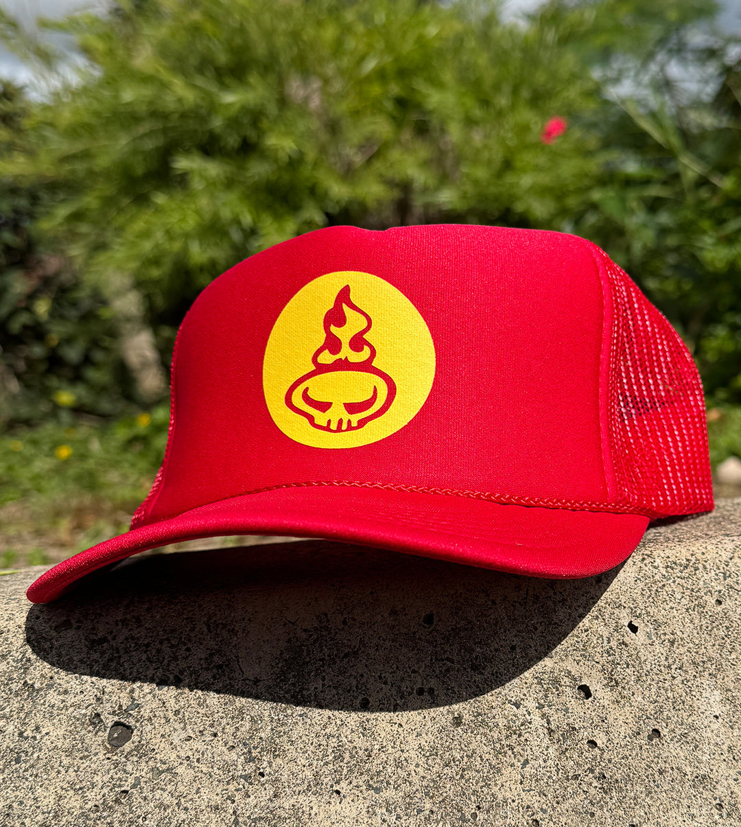 Resolve Trucker Hat - Red/Yellow