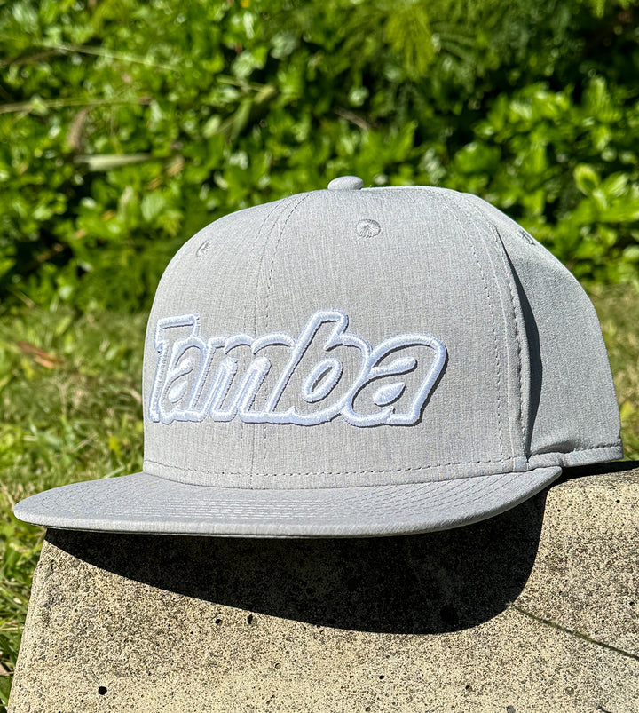 Classic Tamba 3D Snapback Hat - Steel Heather