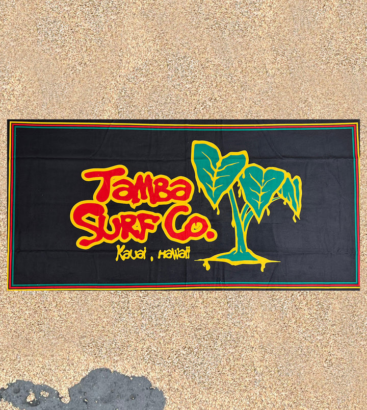 Tamba Towel - Taro Black