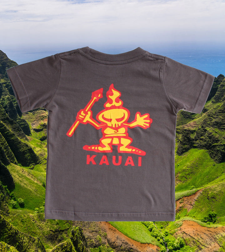 Kaua'i Warrior Toddler S/S - Stone