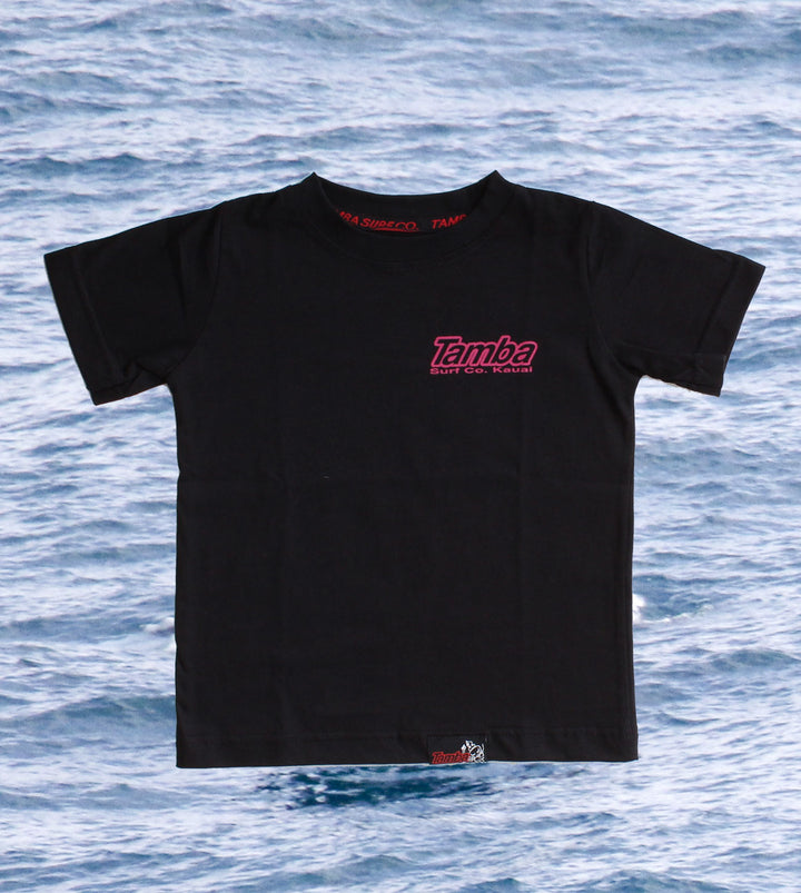 Surf Co. Kauai Toddler S/S - Black/Pink