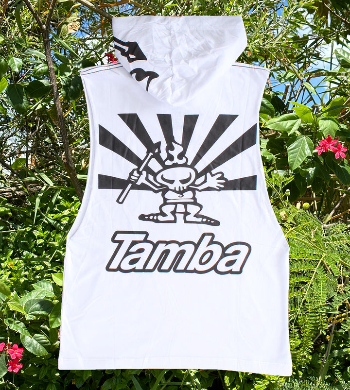 Shine On Tank Hoodie Shirt - White