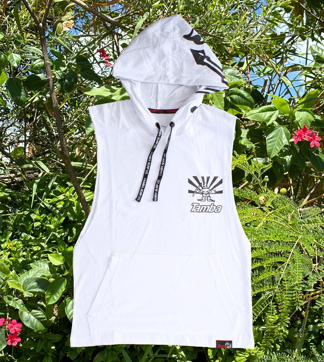 Shine On Tank Hoodie Shirt - White