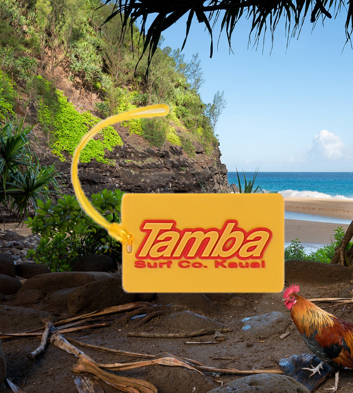 Tamba Luggage Tag - Yellow