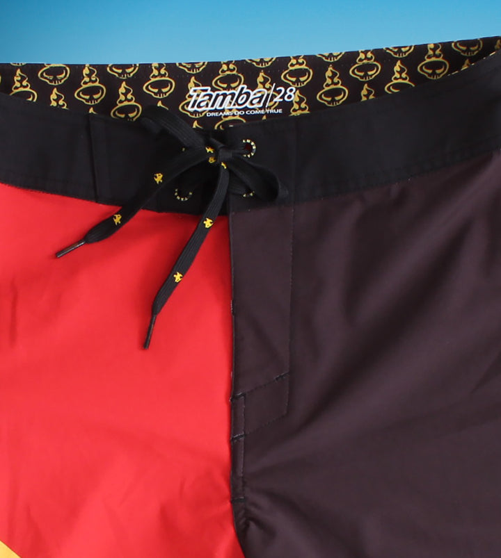 Slice Board Shorts - Red/Black